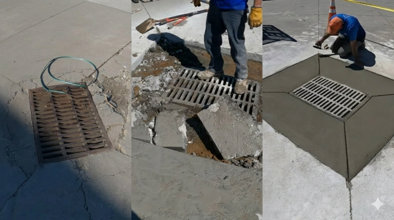 Catch basin repair